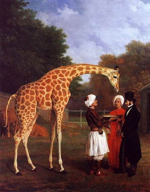 Jacques Laurent Agasse The Nubian Giraffe